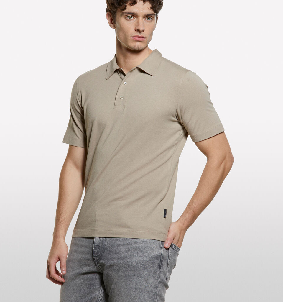Camel slim fit polo - men's polos - Camel | Sisley image number 3
